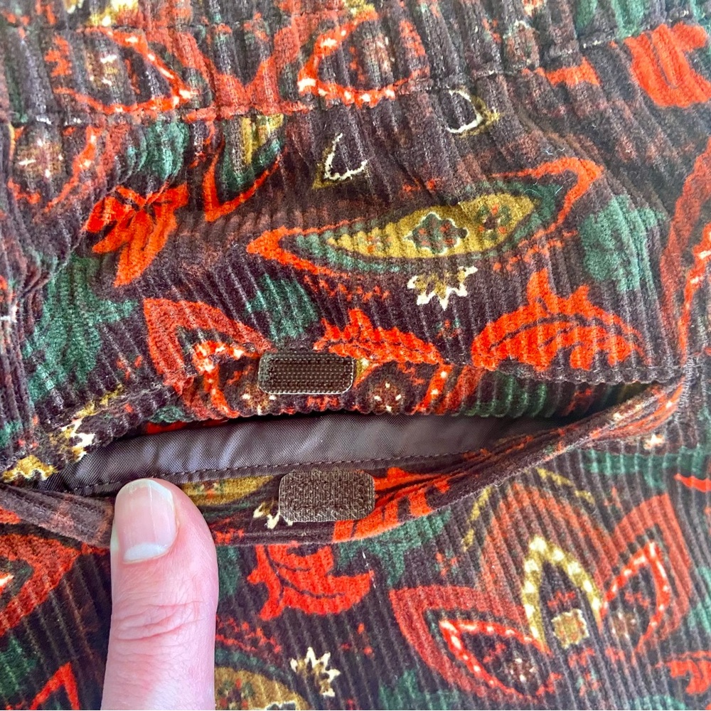 ADIDAS Men's Corduroy Cotton Track Pants IS5277 Size Medium 70’s Style Paisley - Picture 12 of 12